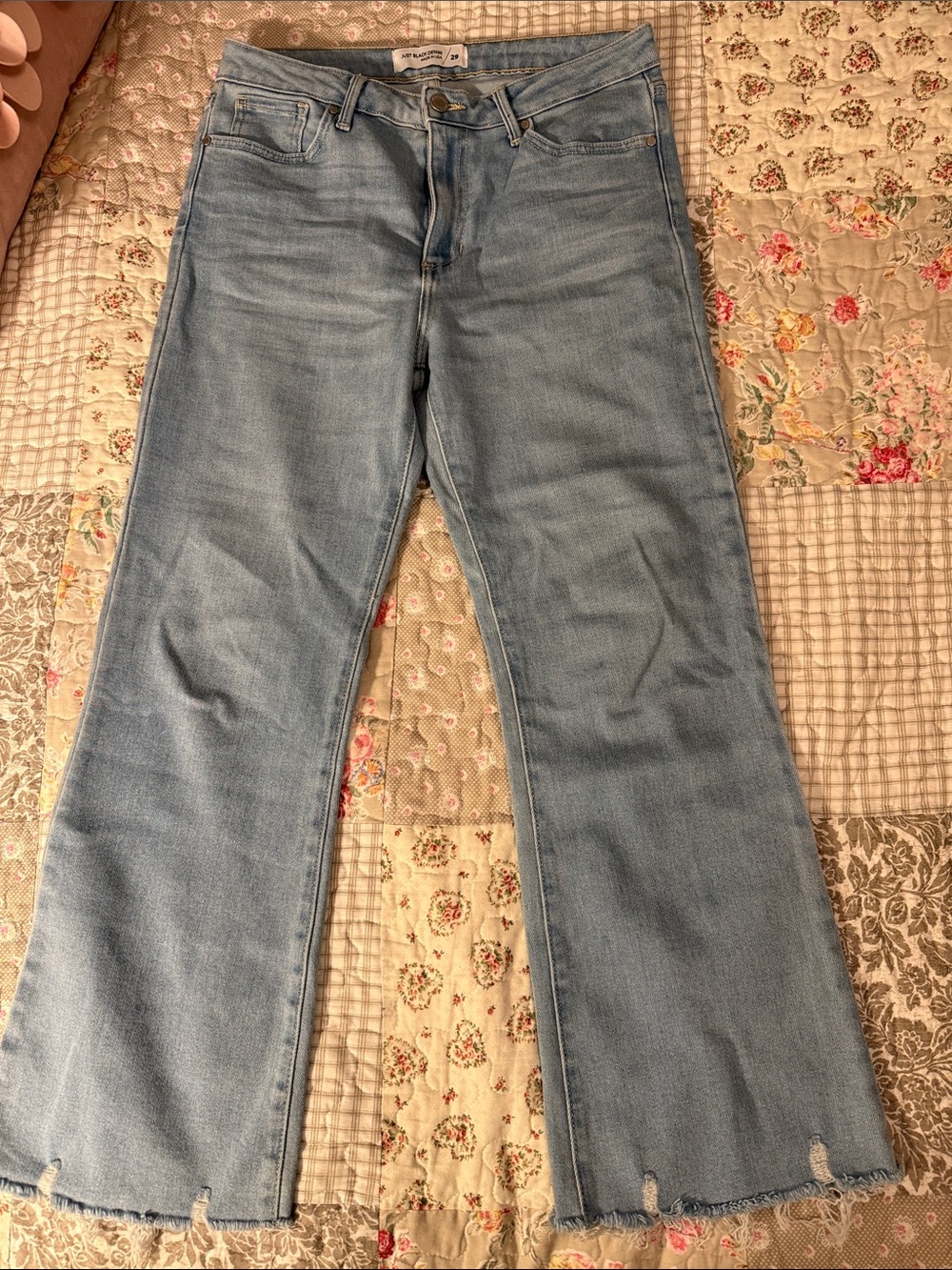 Just black denim Light Blue Women’s Flared Jeans